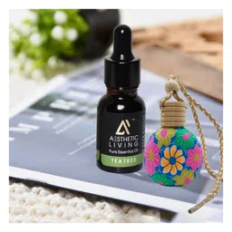 Aesthetic Living  Car Aromatizer/Diffuser Bottle with Lemongrass Essential Oil - 15ml image 3