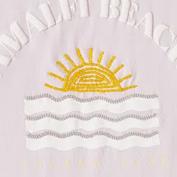 R&B Girls Typography Printed Round Neck Cotton Top image 3