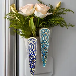 Kraftlik Handicraft Blue Ceramic Vases-image-93