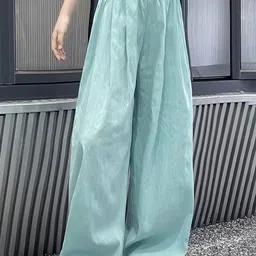 LULU & SKY Girls Striped Loose Fit High-Rise Trousers-picture-10