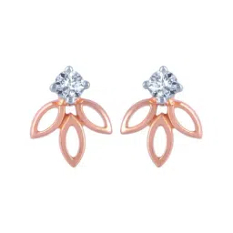 P.C. Chandra Jewellers 14 kt Gold & Diamond Earrings-picture-26