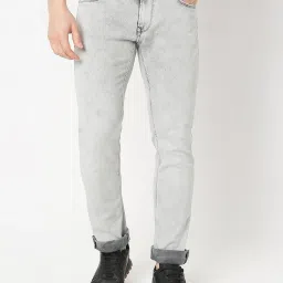 Spykar Grey Regular Fit Jeans image 1