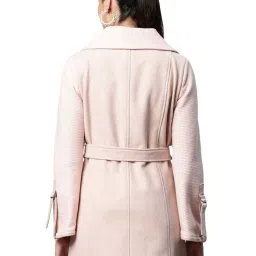 Global Republic Pink Regular Fit Coat image 2