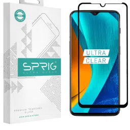 Sprig Edge To Edge Tempered Glass for Vivo Y18e (Pack of 1) image 1