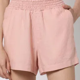 GAP Pink Solid Shorts image 5