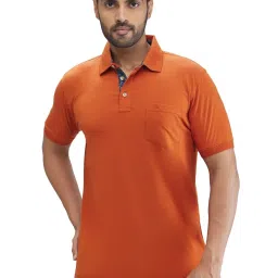 Colorplus Orange Regular Fit Polo T-Shirt image 1