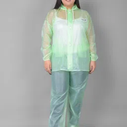 Dollar Green Rain Jacket With Pants image 1
