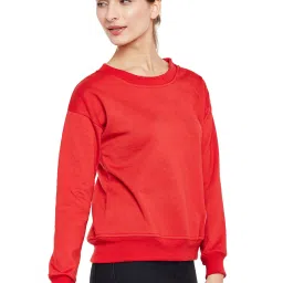 Belle Fille Red Patchwork Sweatshirt image 4