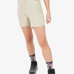 Quechua By Decathlon Beige Regular Fit Shorts image 1