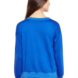 Belle Fille Blue Patchwork Sweatshirt image 2