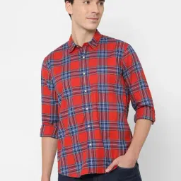 Pepe Jeans Red Regular Fit Full Sleeves Shirt-image-56