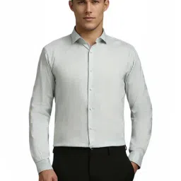 Louis Philippe Green Slim Fit Checks Shirt-picture-32