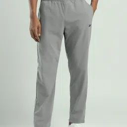 Reebok Grey Regular Fit Solid Trackpants image 1