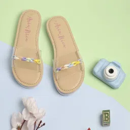 Aria Nica Kids Alya Multicolor Casual Slides image 1