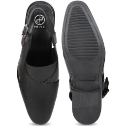 Privo by Inc.5 Men's Black Back Strap Sandals image 3