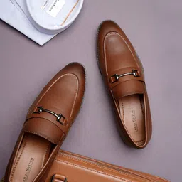 Men Leatherette Moccasins Formal Shoes-image-94
