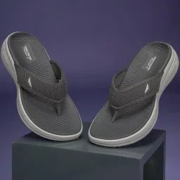 Red Tape Men's COMFORT BREEZE SERIES Grey Flip Flops image 1