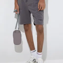 Y&F Kids by Westside Grey Mid-Rise Shorts image 1