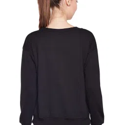 Belle Fille Black Patchwork Sweatshirt image 2