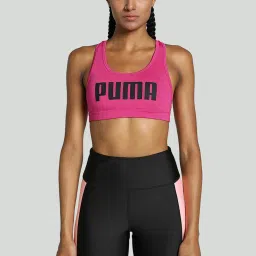 Puma Pink Printed Sports Bra image 1
