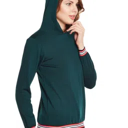 Belle Fille Teal Full Sleeves Sweatshirt image 4