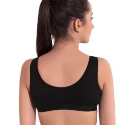 Floret Multicolor Non Wired Non Padded Sports Bra (Pack Of 3) image 3