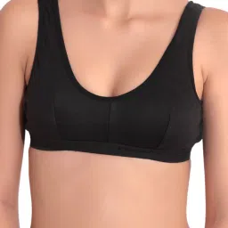 Floret Multicolor Non Wired Non Padded Sports Bra (Pack Of 3) image 4