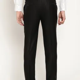Cantabil Black Cotton Regular Fit Trousers image 2