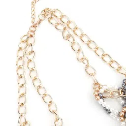 Odette Multicolour Loop Fashionable Opera Necklace image 4