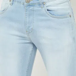 Cantabil Blue Cotton Regular Fit Jeans image 5