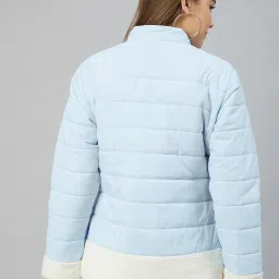 Carlton London Light Blue Puffer Jacket image 2