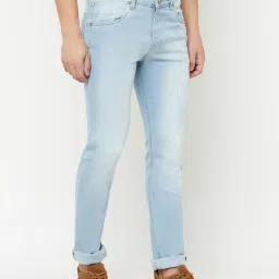 Cantabil Blue Cotton Regular Fit Jeans image 4