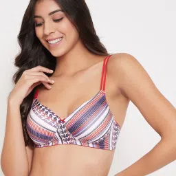 Clovia Multicolor Non Wired Padded T Shirt Bra image 1