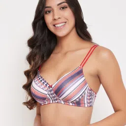 Clovia Multicolor Non Wired Padded T Shirt Bra image 4