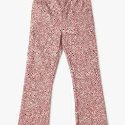 GAP Girls Pink Cotton Floral Leggings-picture-12