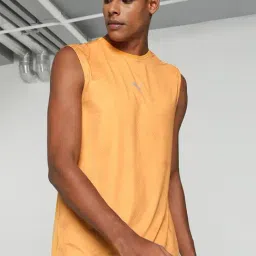 Puma PUMAxONE8 Ginger Tea Regular Fit Self Pattern Tank Tees-image-13