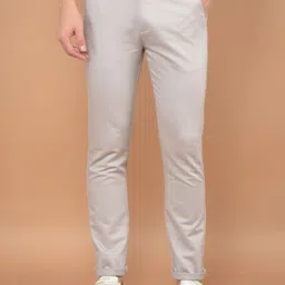 Crimsoune Club Men Smart Slim Fit Chinos Trousers-picture-38