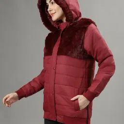 Elle Red Loose Fit Jacket image 3