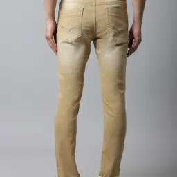 Cantabil Khaki Cotton Regular Fit Jeans image 2