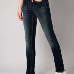 Cantabil Blue Cotton Regular Fit Jeans image 3