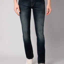 Cantabil Blue Cotton Regular Fit Jeans image 1