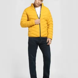 Jack & Jones Yellow Regular Fit Puffer Jacket image 5