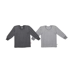 Vimal Jonney Kids Multicolor Regular Fit Thermal Tops - Pack of 2 image 1