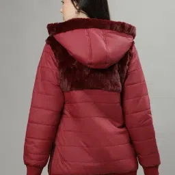Elle Red Loose Fit Jacket image 2