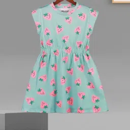 HELLCAT Girls Sea Green Printed Dresses-picture-20