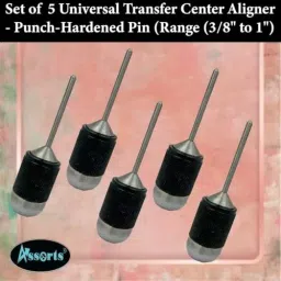 Assorts Center Aligner Pin Hardened Steel with High Quality Steel Punch 9.525 to 25.40 mm (Pack of 5) image 3
