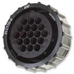 AMP - TE CONNECTIVITY CIRCULAR CONNECTOR PLUG SIZE 23 19 POSITION FREE HANGING, 211770-2-picture-13