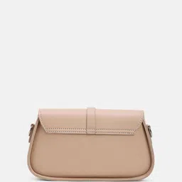 HAUTE SAUCE by Campus Sutra Leather Structured Sling Bag image 5