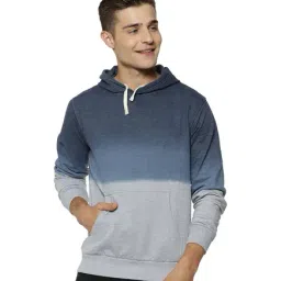 Campus Sutra Blue Full Sleeves Hoodie-picture-33