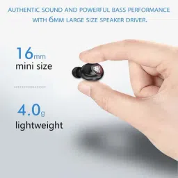 Ant Audio Wave Sports TWS 750 Wireless Bluetooth Earpods (Red and Black) image 4